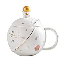 Astronaut Coffee Mug with Lid & Spoon| Astronaut Coffee Mug with Lid & Spoon|