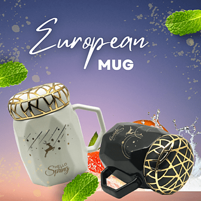 European Mug with Lid