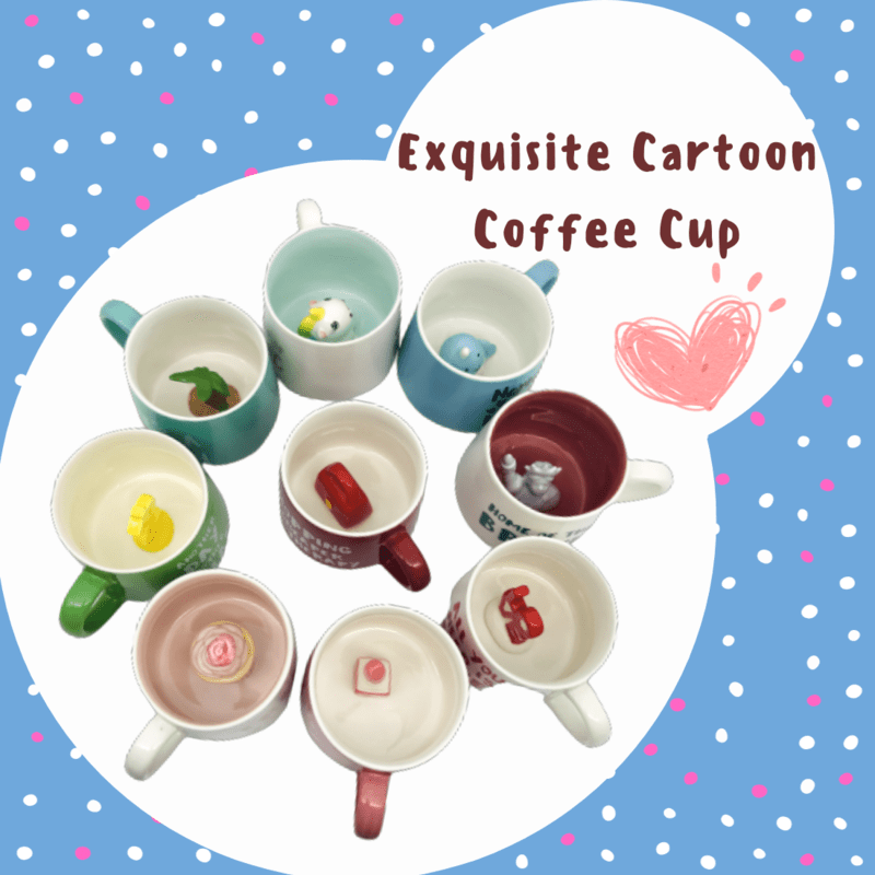 Exquisite 3D Cartoon Coffee Cup Exquisite 3D Cartoon Coffee Cup
