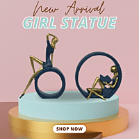 Reading & Dancing Girl statue Reading & Dancing Girl statue