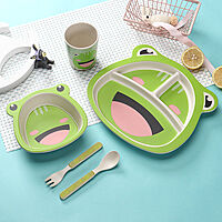 Bamboo Fiber Cartoon Pet/toy meal set for Kids Tableware Bamboo Fiber Cartoon Pet/toy meal set for Kids Tableware