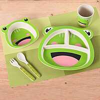 Bamboo Fiber Cartoon Pet/toy meal set for Kids Tableware Bamboo Fiber Cartoon Pet/toy meal set for Kids Tableware