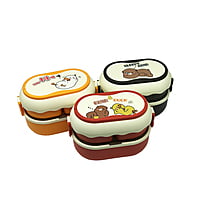 European Style Double Layer Antibacterial Lunch Box European Style Double Layer Antibacterial Lunch Box
