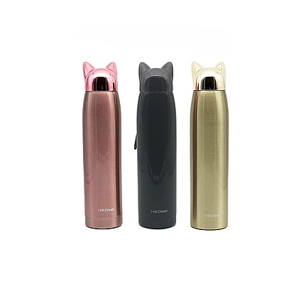Stainless Steel Fox ear Thermal Water bottle